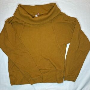 Anthropologie PILCRO Angie Waffle Knit Cowl Neck Sweater Pullover Small Comfort